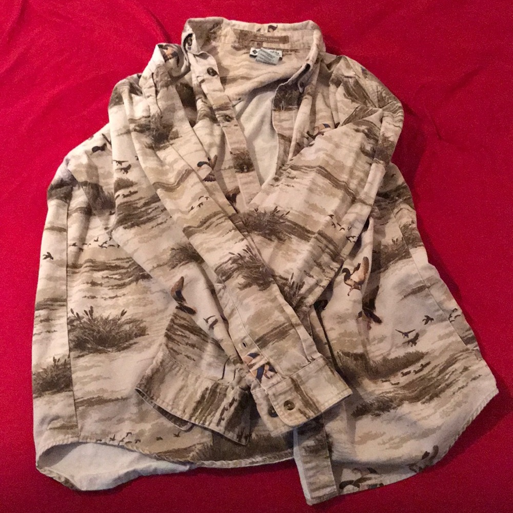 Columbia Long Sleeve Button-Up “River Lodge” SZ L